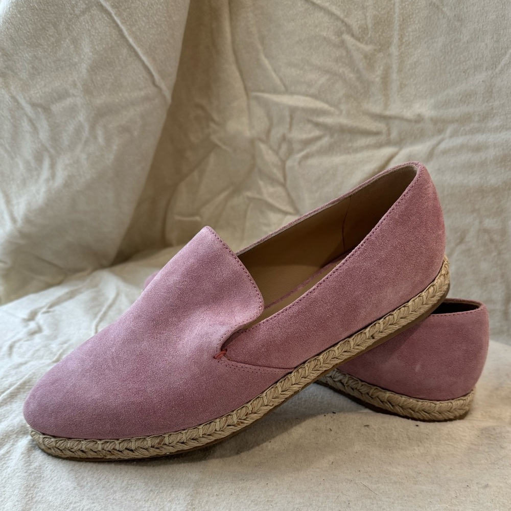 M. Gemi Pink Espadrille Flat Slip Ons Pink